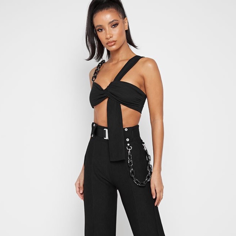 Manière De Voir Bikini Too w Chain Black
